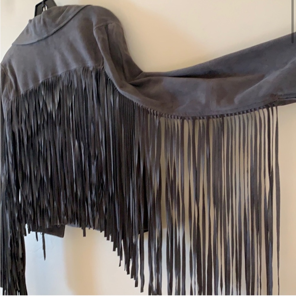 Haute Hippie western Suede Leather fringe Jacket Gorgeous!!!!❤️❤️❤️